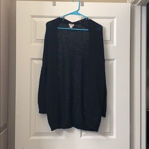 Black cardigan